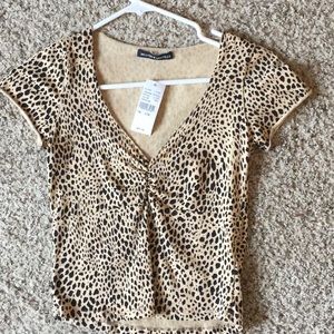 Cheetah print top